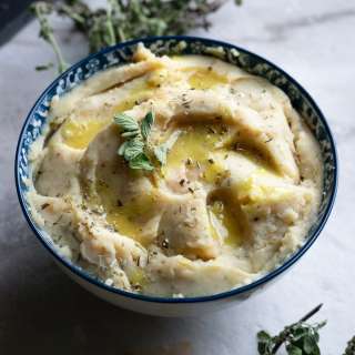 Creamy High Protein Mashed Potato (Vegan)