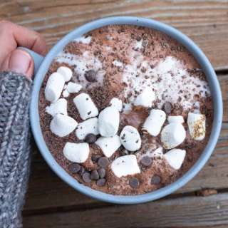 Healthy Hot Chocolate with Protein (Dairy-Free)
