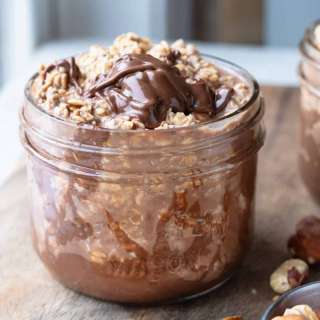 Epic Nutella Overnight Oats (Vegan Option)