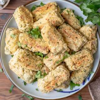 Baked Vegan Rice Balls (with Air Fryer)