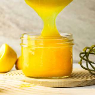 Easy Eggless Lemon Curd (Gluten-Free, Vegan)
