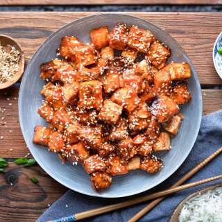 Sticky Orange Sesame Tofu Recipe (Gluten-Free)