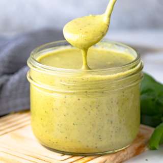 Creamy Balsamic Basil Vinaigrette Recipe