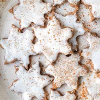 Zimtsterne Vegan (Soft & Chewy) Cinnamon Star Cookies