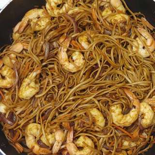 Easy Shrimp Lo Mein