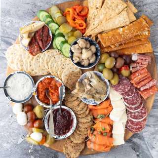 Mediterranean Charcuterie Board (Gluten Free, with Vegan Options)