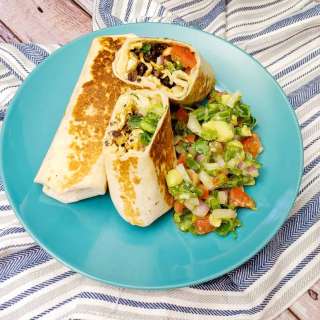 Easy Sausage Breakfast Burritos