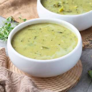 Creamy Broccoli Zucchini Soup (Instant Pot Option)