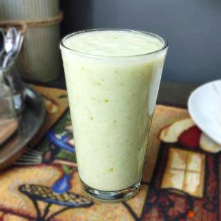 Easy Green Apple Oatmeal Smoothie