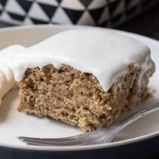 Easy Gluten-Free Banana Cake (Dairy-Free Frosting)