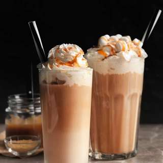 Easy Caramel Frappuccino
