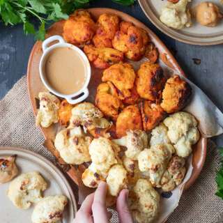 Gluten-Free Cauliflower Wings (Vegan & Two Bold Flavors!)