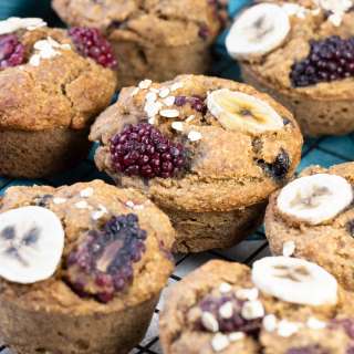 Gluten-Free Blackberry Muffins (Easy & Moist!)