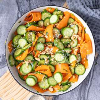 Carrot and Cucumber Salad (Easy, Crisp & Seriously Good)