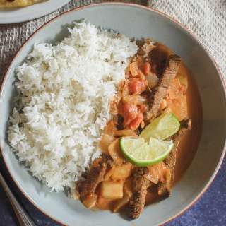 Beef Coconut Curry (Caribbean-Inspired)