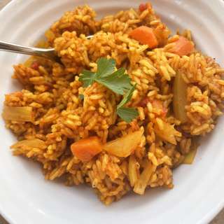 Tomato Rice (Fat Rice from Burkina Faso)