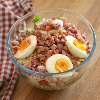 California Dreaming Salad with Hot Bacon Dressing Recipe