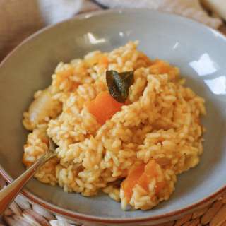 Roasted Butternut Squash and Sage Risotto