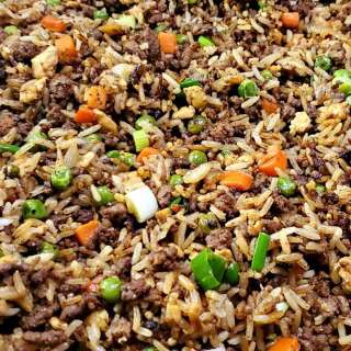 Easy Ground Beef Fried Rice