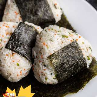 Vegan Chicken Salad Onigiri