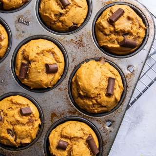 Chocolate Chunk Pumpkin Muffins