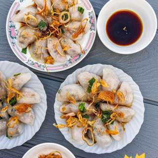 Bánh Bột Lọc Tran Chay - Vegan Vietnamese Clear Dumplings
