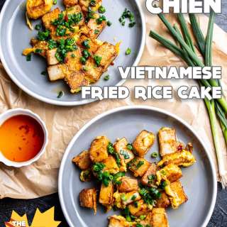 Bánh bột chiên chay - Vegan Vietnamese Fried Rice Cake