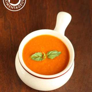 Roasted Tomato and Mushroom Soup