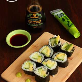 Avocado Cucumber Sushi