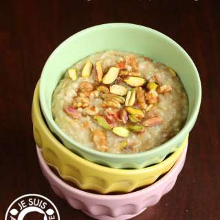 Baklava-Inspired Overnight Steel-Cut Oats