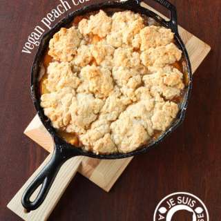 Vegan Peach Cobbler