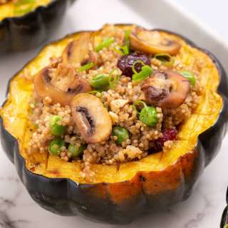 The Best Stuffed Acorn Squash (Vegan, with Quinoa)