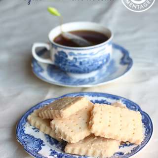 Vegan Lemon Shortbread #fbcookieswap 2014