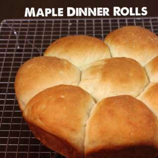 Vegan Maple Dinner Rolls