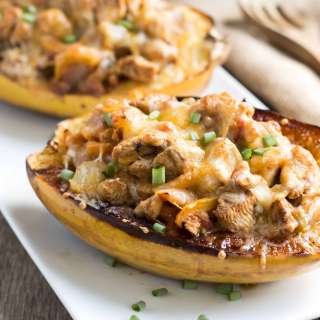 Chicken Fajita Spaghetti Squash Bowls