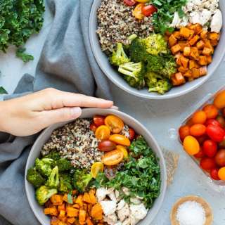 Sweet Potato Broccoli Quinoa Bowls