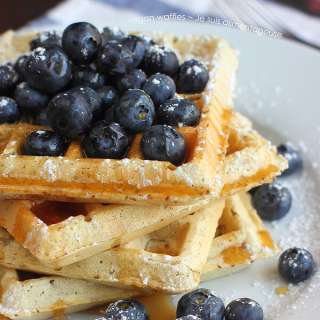 Vegan Waffles for Two