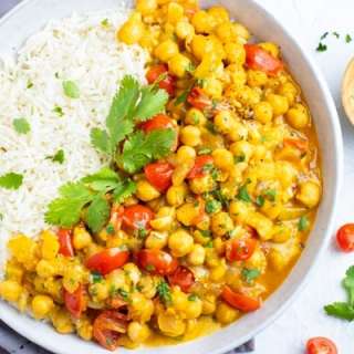 Chickpea Curry Recipe | Vegan