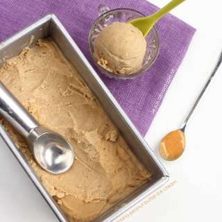 Vegan Caramelized Banana Peanut Butter Ice Cream