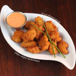 Feminism and Fritters (Vegan Crispy Lentil Fritters)