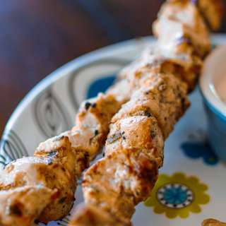 Grilled Greek Chicken Souvlaki
