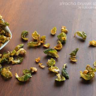 Sriracha Brussels Sprout Chips