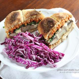 Grilled Portobello Mushroom Burgers