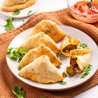 Air Fryer Samosas (from scratch!)