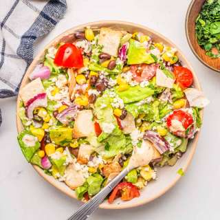 Healthy Veggie Taco Salad