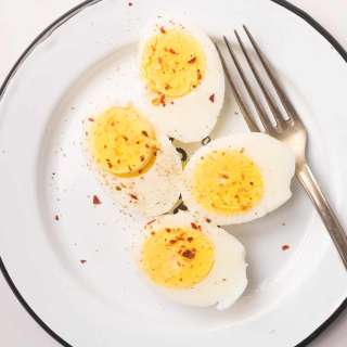 Microwave Hard Boiled Eggs
