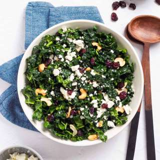 Kale Salad with Cranberries