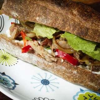 Paseo Style Caribbean Roasted Mojo Pork Sandwich
