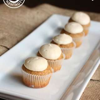 Vegan Pumpkin Cupcakes with Cream Cheese Icing