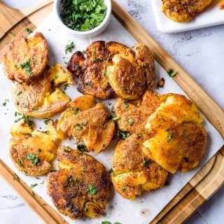 Air Fryer Smashed Potatoes
